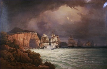 Combat du Romulus Batailles navales Peinture à l'huile
